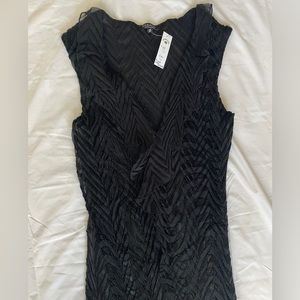 goth mermaid double lined mesh maxi dress